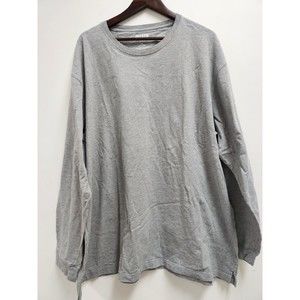 Duluth Mens Relaxed Fit Longtail T-Shirt Size 2XL Heathered Gray Long Sleeve